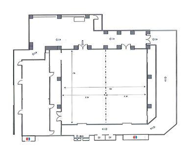 画像：間取り図