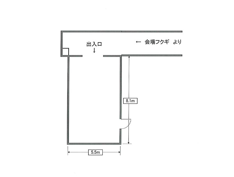 画像：会場間取り