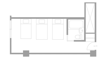 画像：間取り図