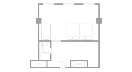画像：間取り図